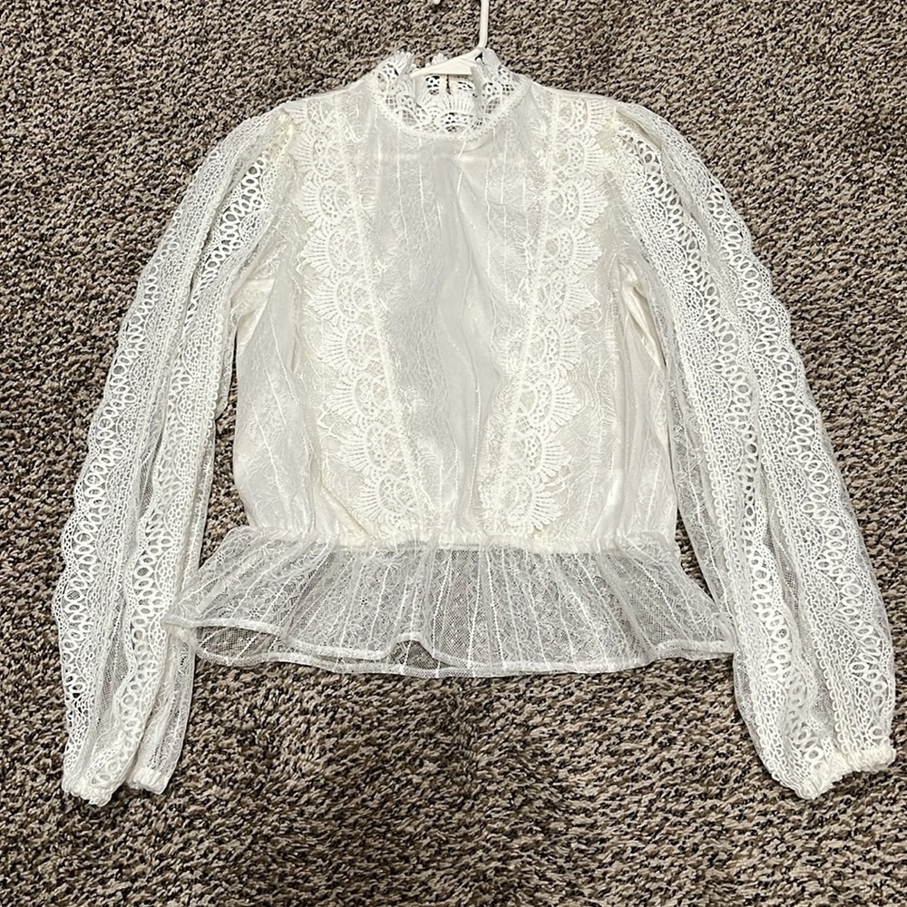 Express lace blouse